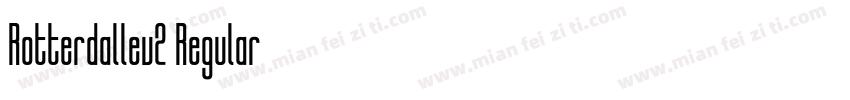 Rotterdallev2 Regular字体转换